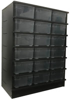 AP(330) STANDARD RACK - 12 SHELVES HIGH IN BLACK/BACK HEAT (OVERSTOCK)