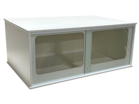 APS(T4) - WHITE/SLIDING GLASS - 36L X 24D X 15H (OVERSTOCK)