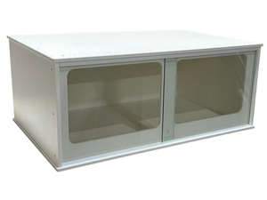 APS(T4) - WHITE/SLIDING GLASS - 36L X 24D X 15H (OVERSTOCK)
