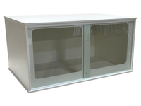 APS(T5) - WHITE/SLIDING GLASS - 36L X 24D X 18H (OVERSTOCK)