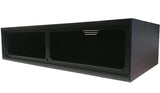 T8 (ORIGINAL SERIES) BLACK/SLIDING GLASS- 48W X 24D X 12H (OVERSTOCK)