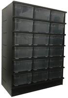 AP(330) STANDARD RACK - 13 SHELVES HIGH IN BLACK/BELLY HEAT (OVERSTOCK)
